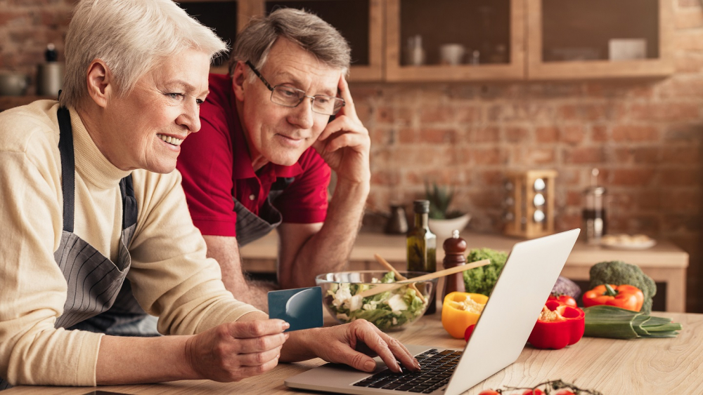 older people using computer